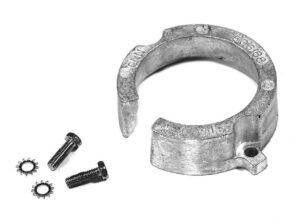 Eastern Marine | Martyr Prop Nut Anode D Zinc Mercury Bearing Carrier Anode Aluminium