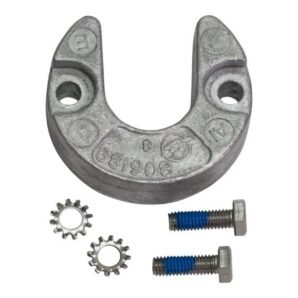 Eastern Marine | Martyr Anode Block with Holes 159 x 70 x 19mm Zinc Mercury Trim Cylinder Anode Aluminium