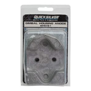 Eastern Marine | Martyr Anode Block with Holes 203 x 102 x 19mm Aluminium Mercury Gimbal Housing Anode Kit Aluminium