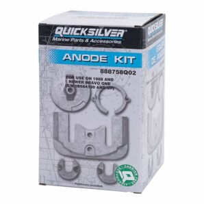 Eastern Marine | Martyr Anode Block with Holes 203 x 102 x 19mm Aluminium Mercury Bravo I Anode Kit Aluminium