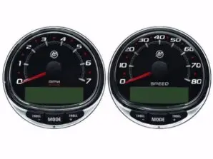Eastern Marine | NGK ILFR6G-E Spark Plug Mercury SmartCraft SC1000 Tachometer & Speedometer Kit – Black